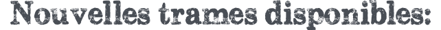 Nouvelles pistes disponibles